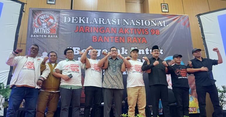 Jaringan Aktivis 98 Deklarasi Dukung Airin Rachmi Diany-Ade Sumardi