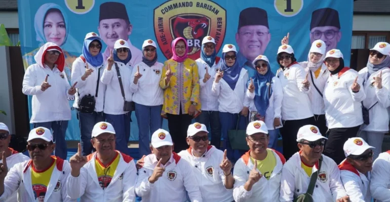Relawan Cobra, Setia dan Siap Menangkan Airin Rachmi Diany-Ade Sumardi di Pilkada Banten