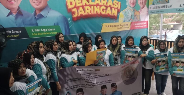 Srikandi Tangsel Siap Berjuang Menangkan Airin Rachmi Diany-Ade Sumardi dan Ben-Pilar
